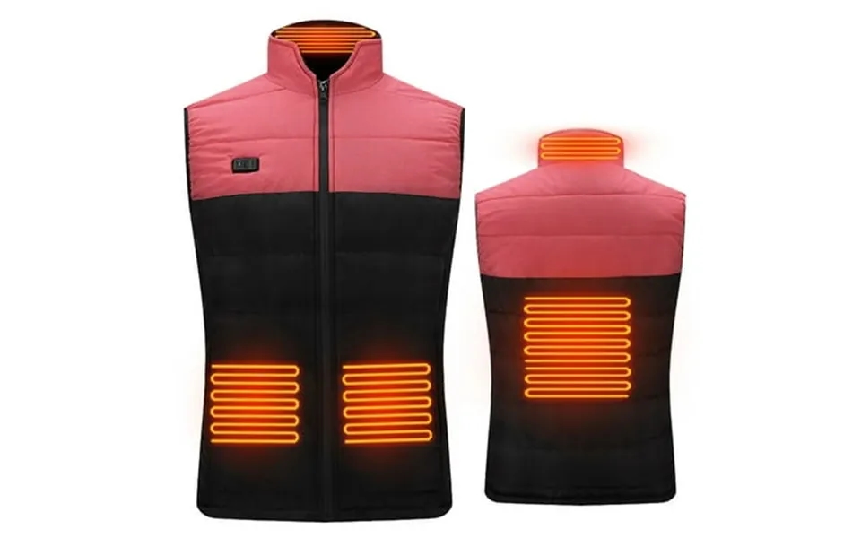 Sexy Dance Men Women Electric Jacket Heated Vest Sleeveless Zipper Coat Winter Warmth Heating Outwear With 10000mha Powe