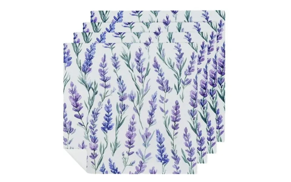 Shangniulu Napkins Cloth Reusable Napkin Floral Flower Washable Cocktail Dinner Napkins For Christmas Family Dining Wedd