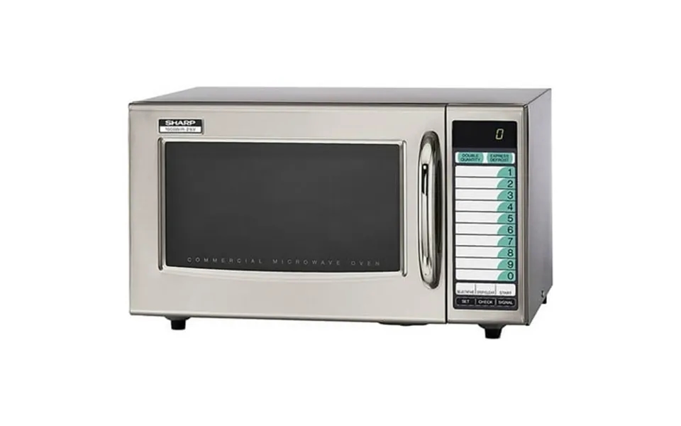Sharp R-21lvf 1000w Commercial Microwave W Touch Pad 120v