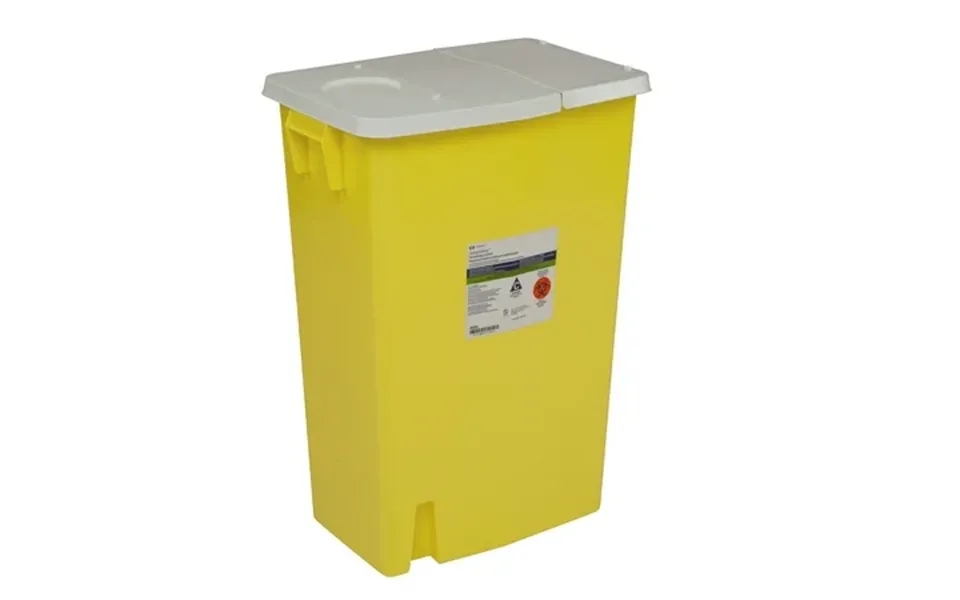 Sharpsafety Chemotherapy Waste Container 18 Gal. Horizontal Entry