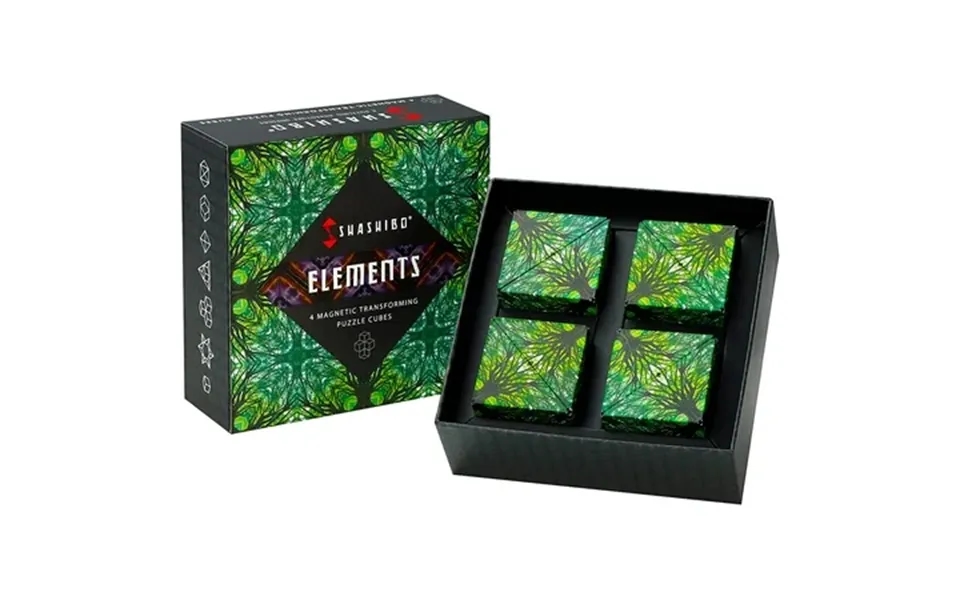 Shashibo Magnetic Fidget Cube 4-pack 36 Rare Earth Magnets Transforms Into 70 Shapes