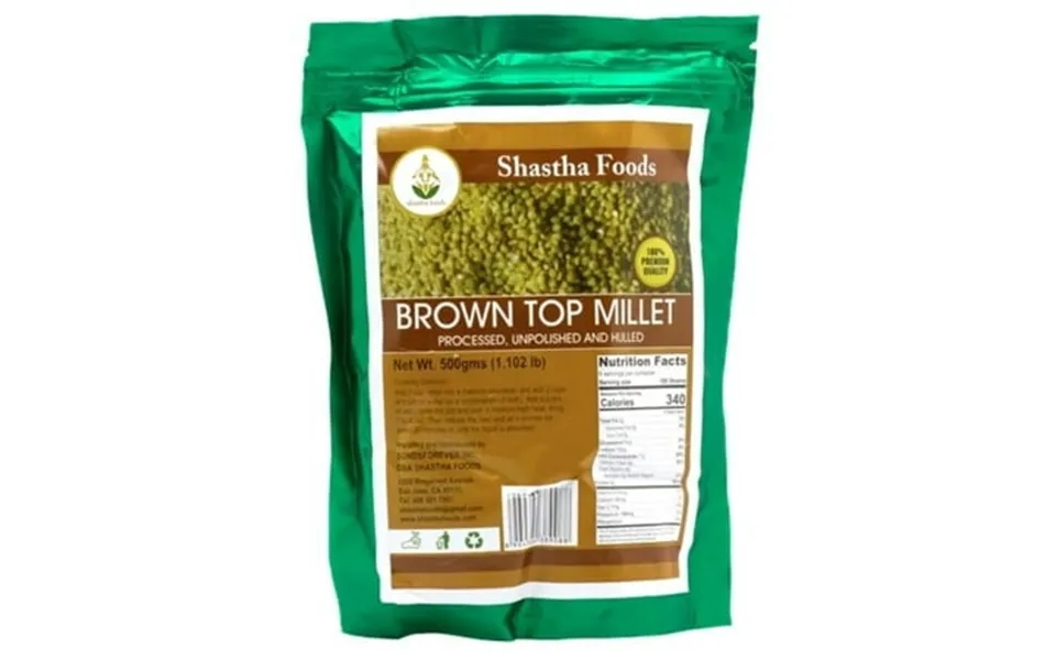 Shastha Brown Top Millet Grits Pack Of 3 Each 500g