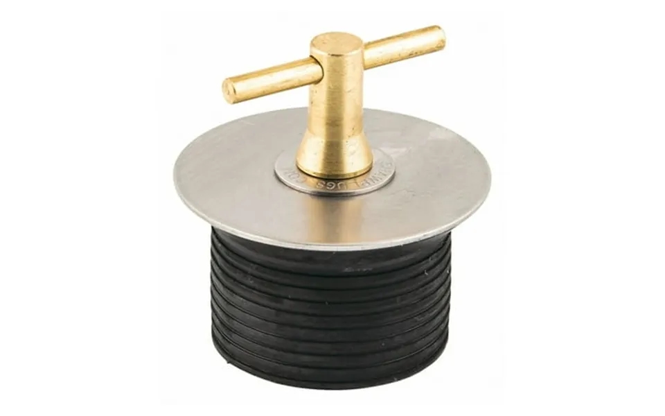 Shaw Plugs 1-1 2 Turn-tite Mech Expansion Plug Brass Zinc Plated Steel Neoprene Rubber