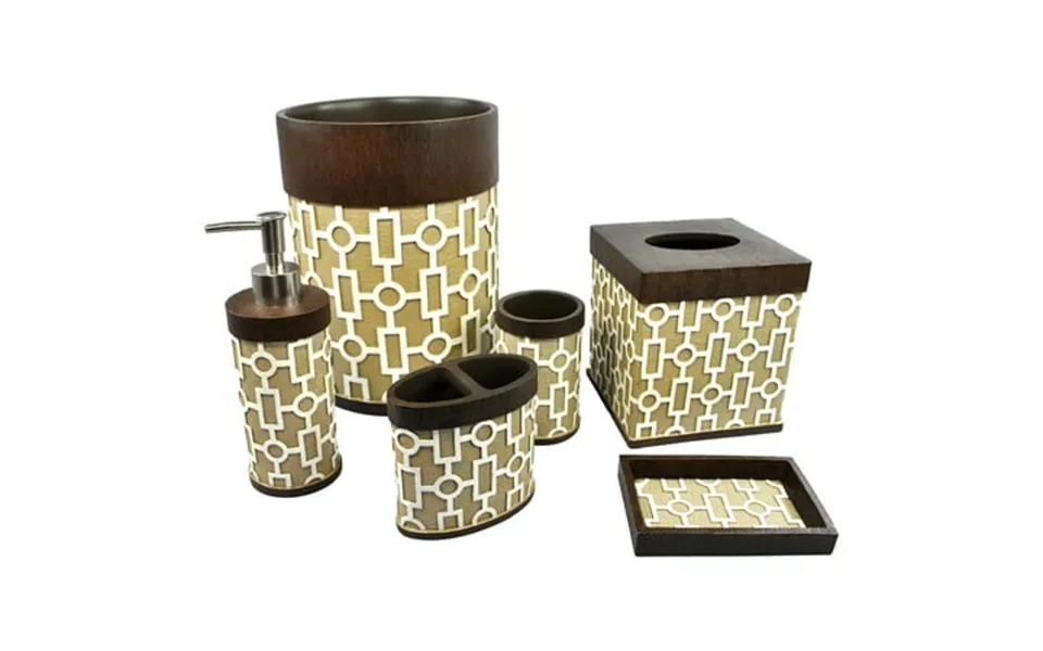 Sherry Kline Linear 6-piece Bath Accessory Set