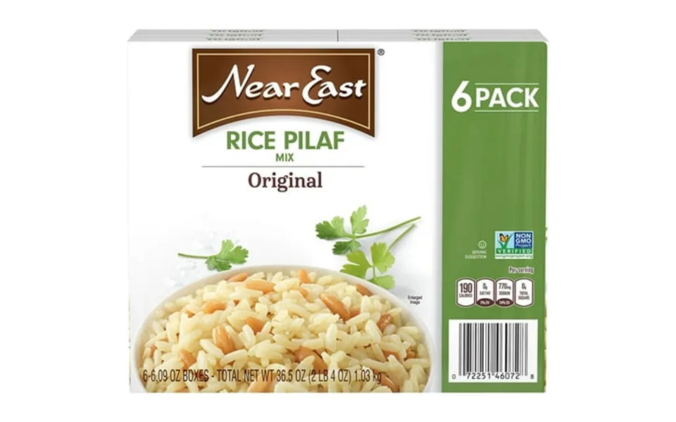 Sherryb Near East Rice Pilaf 6.9 Oz 6 Pack New Ready-to-eat Freshly Packaged