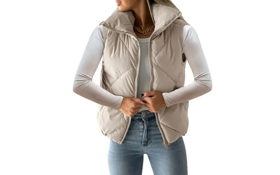 Sherrylily Women Quilted Vest Zip Up Sleeveless Puffer Padded Outwear