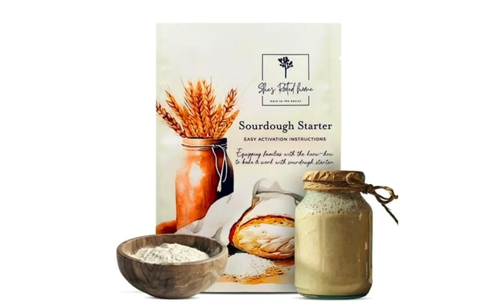 Shes Rooted Home Dehydrated Sourdough Starter Culture Artisan Style Live Active Starter For Baking Sourdough Bread Perfe