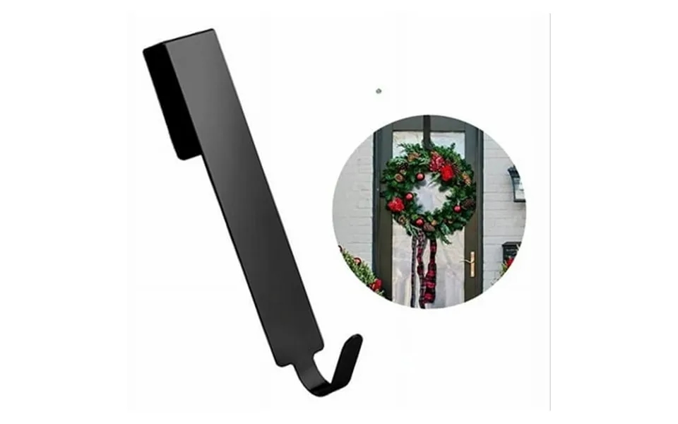 Shower Door Hooks Stainless Steel Towel Hook For Bathroom Frameless Glass Shower Door- 7 Hook Black