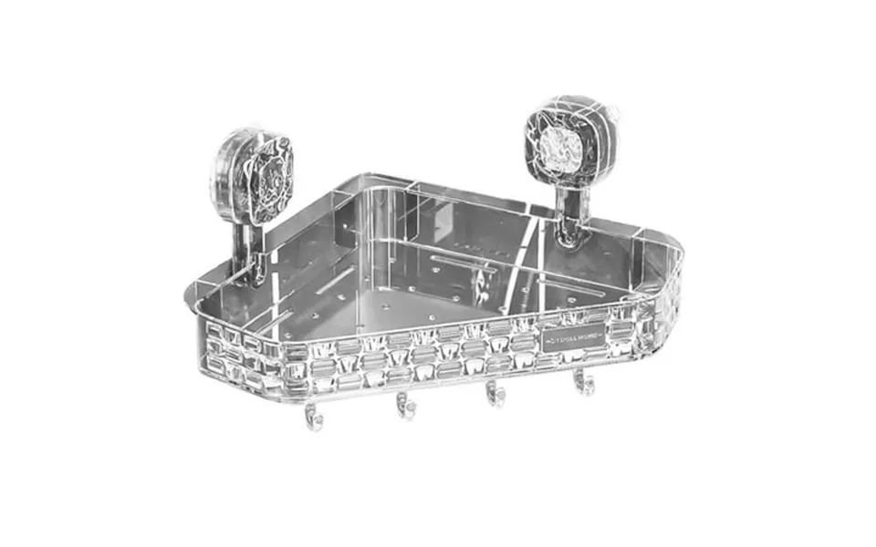 Shower Organizer Suction Triangle Storage Rack For Shower Drill Free Shower Wall Shelf Storage Basket For Shampoo Toilet