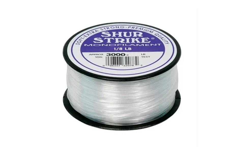 Shur Strike 3000-15 Bulk Monofilament Fishing Line 1 8lb Spool 15 Lb 400 Yards