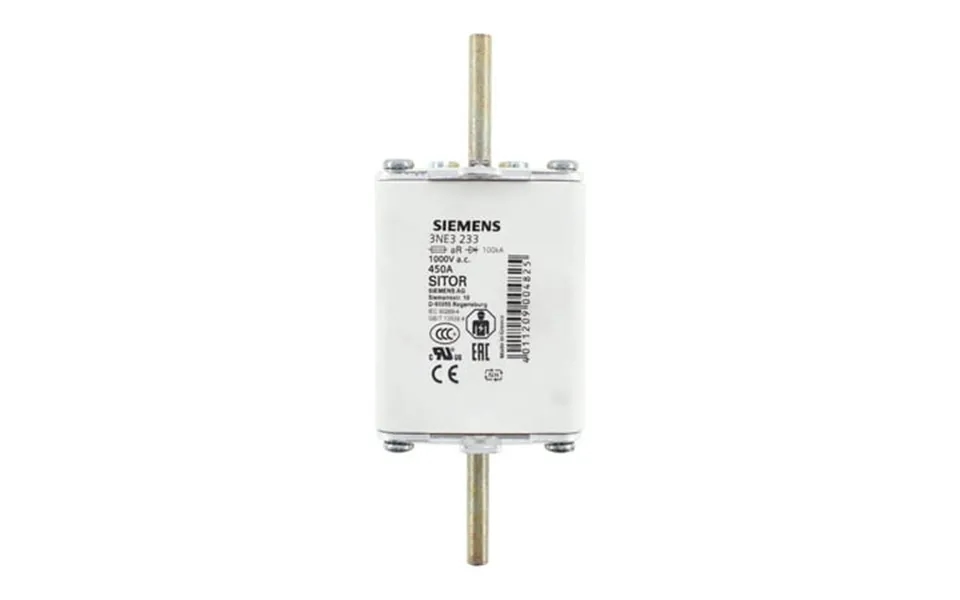 Siemens 3ne3-233 Sitor Blade Fuse Front Indicator Nh1 Ar Iec 60269-4 1000vac 450-amp