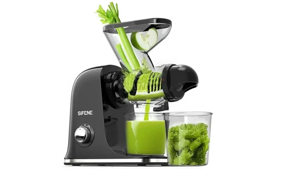 Sifene Cold Press Juicer Machine Compact Quiet Easy Clean - 100w