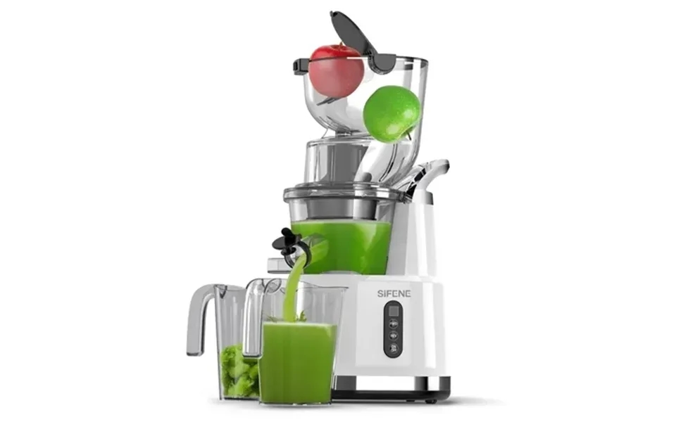 Sifene Cold Press Juicer Machine Masticating Juicer - 200w White