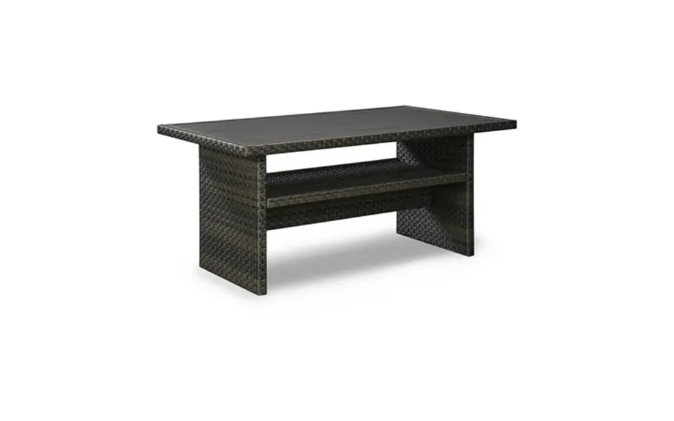 Signature Design By Ashley Contemporary Easy Isle Multi-use Table Dark Brown Beige