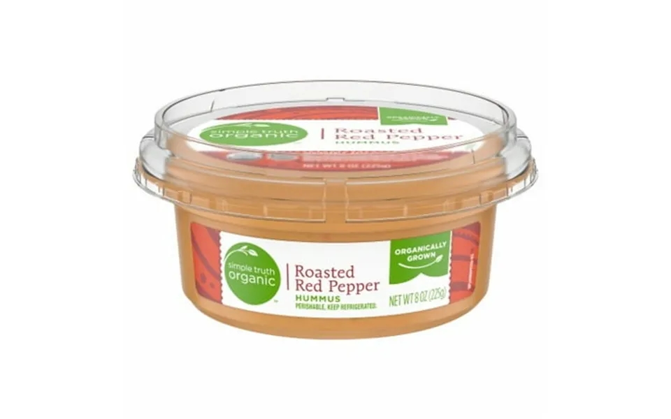 Simple Truth Organic Roasted Red Pepper Hummus 8 Oz - Pack Of 2