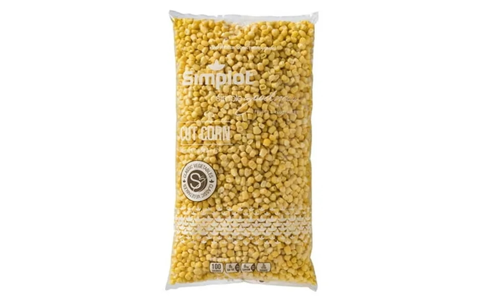 Simplot Golden Jubilee Cut Corn - 40 Oz. Bag 12 Bags Per Case