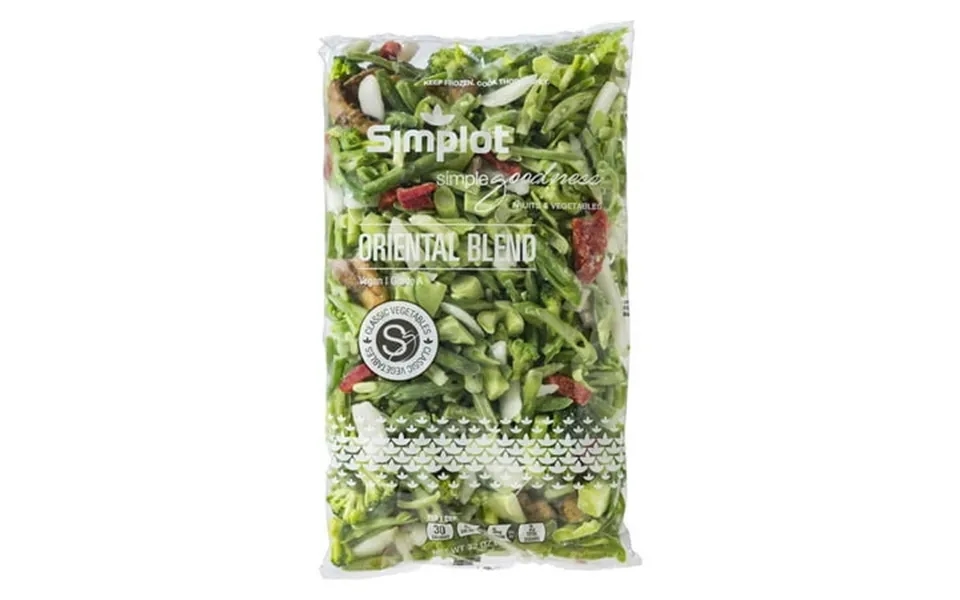 Simplot Oriental Vegetable Blend - 32 Oz. Package 12 Packages Per Case