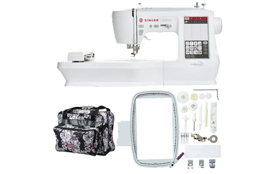 Singer Se9180 Computerized Sewing And Embroidery Machine With Bonus Singer Luggage Set