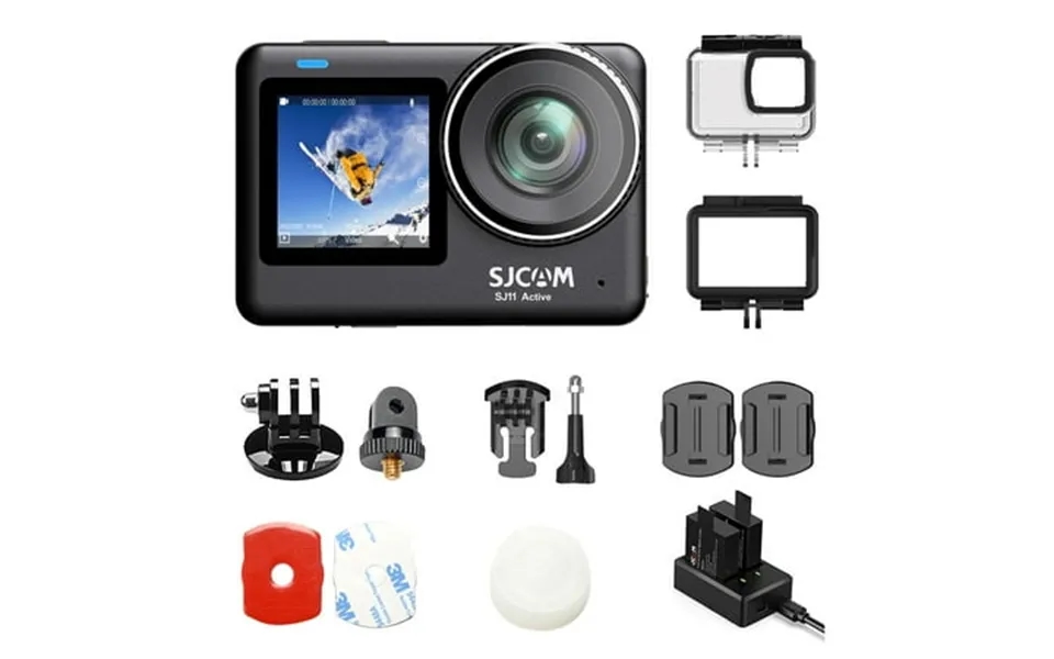 Sjcam Sj11 4k Action Camera With Ois Eis Stabilization - 98ft Waterproof Underwater Camera For Motorcycle Helmet Sports
