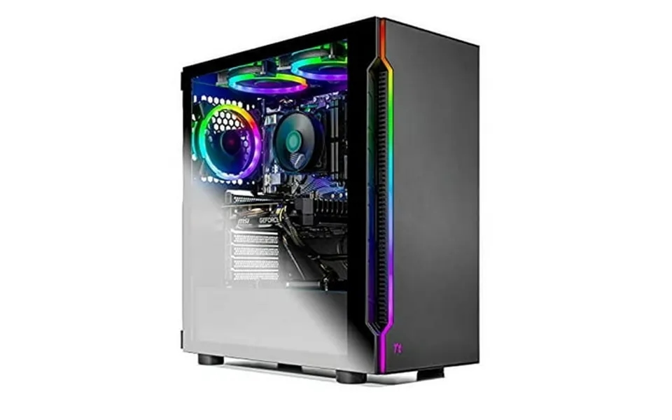 Skytech Shadow 3600 Gaming Desktop Amd Ryzen 5 16gb Ram 1tb Ssd Nvidia 1660 Super Black