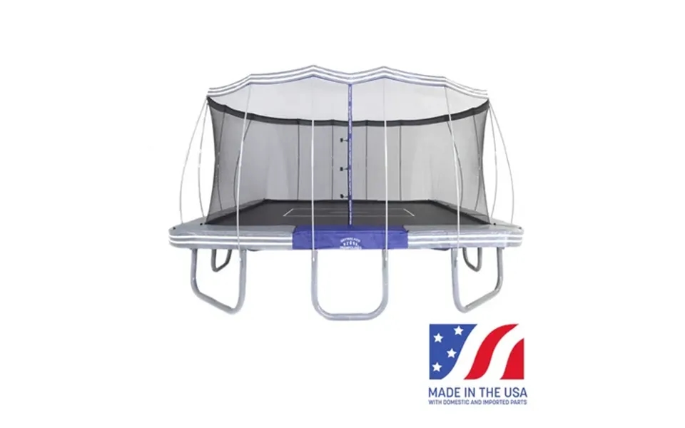 Skywalker Trampolines 15-foot Square Trampoline With Safety Enclosure Net Premium Outdoor Backyard Trampoline Heavy-duty