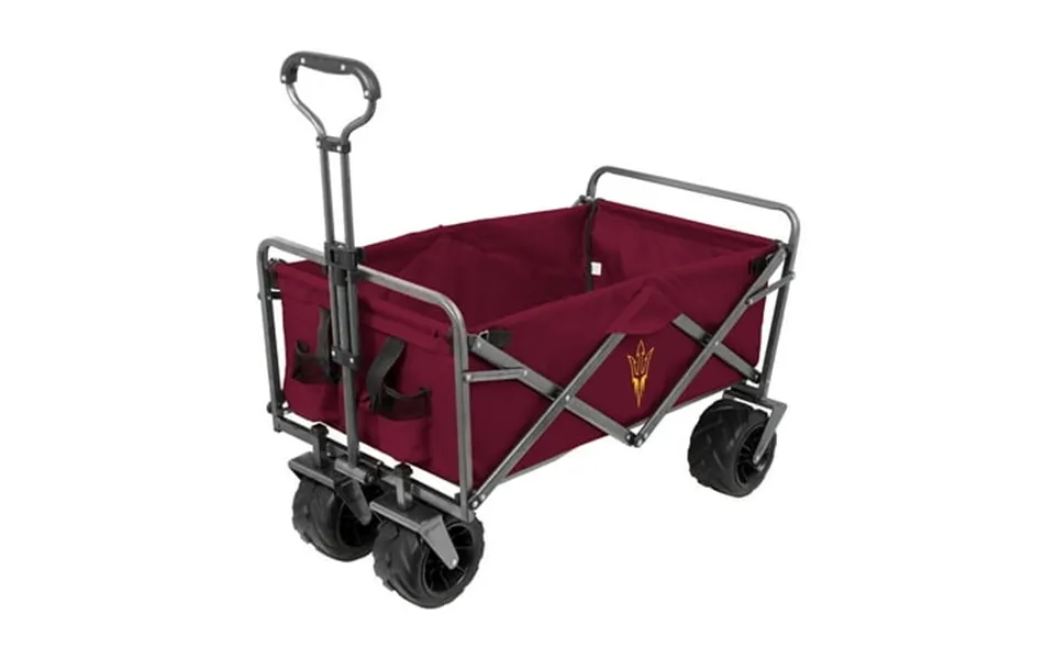 Smart Design Collegiate Heavy Duty Sports Wagon- Arizona St Sundevils