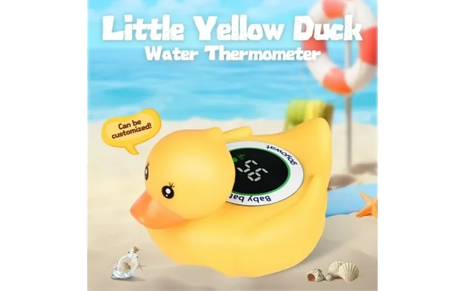 Smart Led Temperature Sensing Little Yellow Duck Bathtub Toy - Baby Water Temperature Real-time Monitor Anti-scalding To