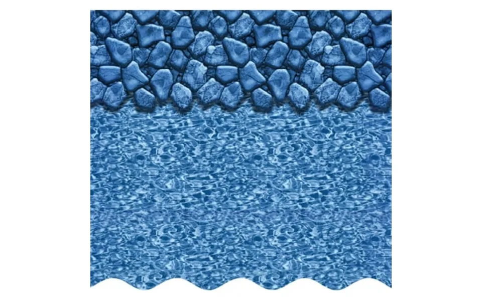 Smartline 12 X 20 Rectangular Boulder Swirl Replacement Beaded Liner For Use With Fanta-sea Pools - 4 Flat Bottom 25 Gau