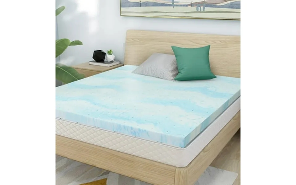 Smiaoer 4 Inches Memory Foam Mattress Topper Full Size Certipur-us Certified