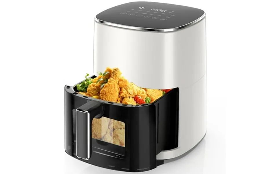Smiaoer 6 Qt Compact Air Fryer With Digital Led Touchscreen 400 F Electric Hot Oven Oilless Multifunctional Cooker With