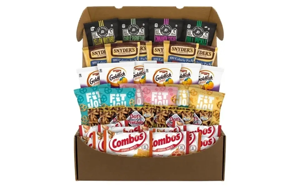 Snack Box Pros Pretzel Snack Box 38 Individually Packaged Snacks