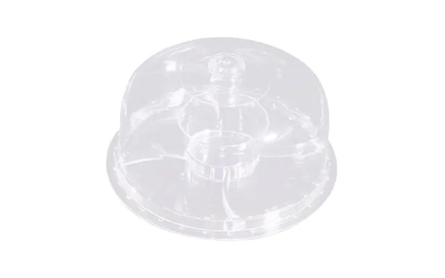 Snack Tray Cake Plate With Dome Lid Cupcake Holder Serving Platter For Cakes Pies Desserts Anniversaries Birthday Celebr product image