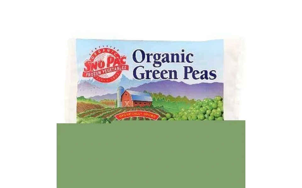 Sno Pac Foods Organic Green Peas 10 Ounce -- 12 Per Case.