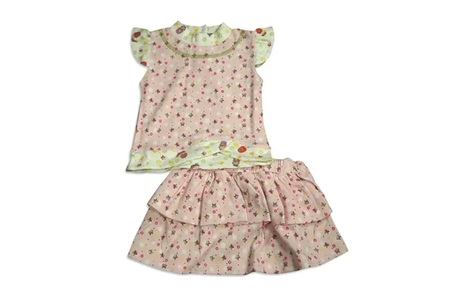 Snopea Baby Girls Happy Dolls Skirt Set Adorable Comfort For Every Day
