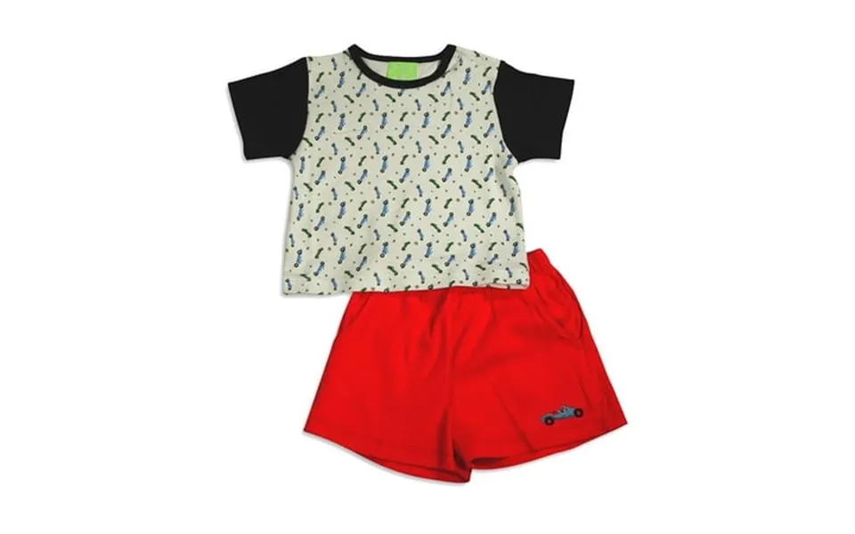 Snopea Baby Infant Newborn Boys Cotton Short Set 29670-9months Zoom Zoom Red