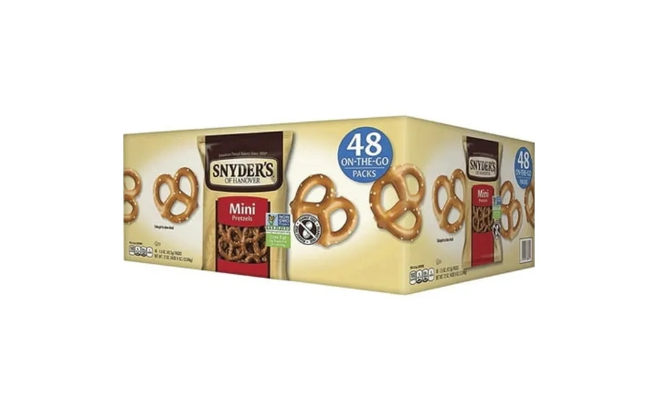 Snyder S Fat Free Mini Pretzels - Carton