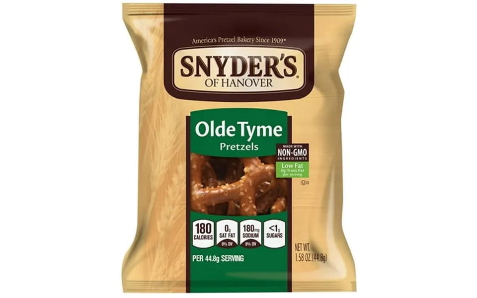 Snyder S Of Hanover Olde Tyme Pretzels 1.58 Ounce Pack Of 60