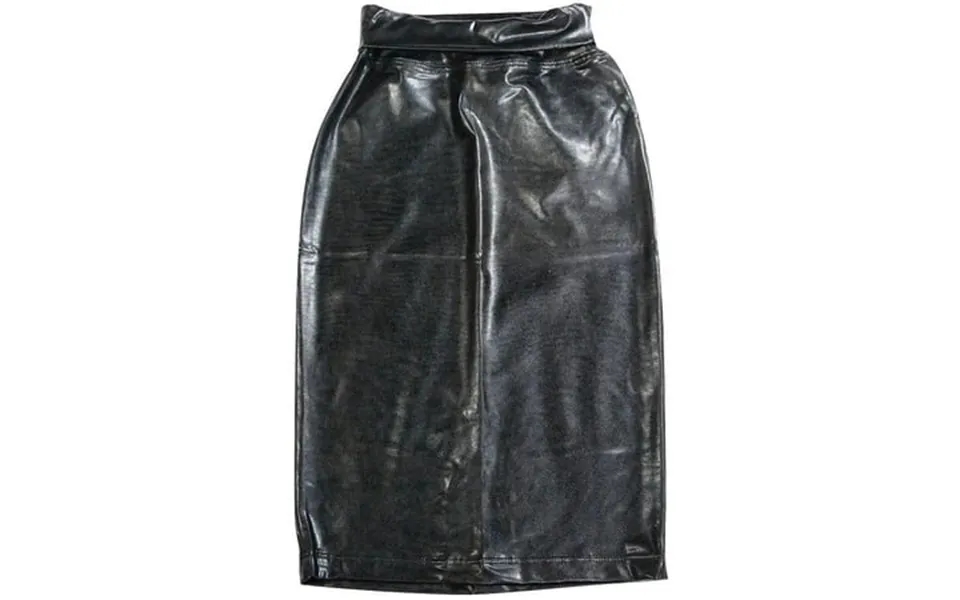 So Nikki - Big Girls Pleather Skirt 22360-7 8 Black Patent