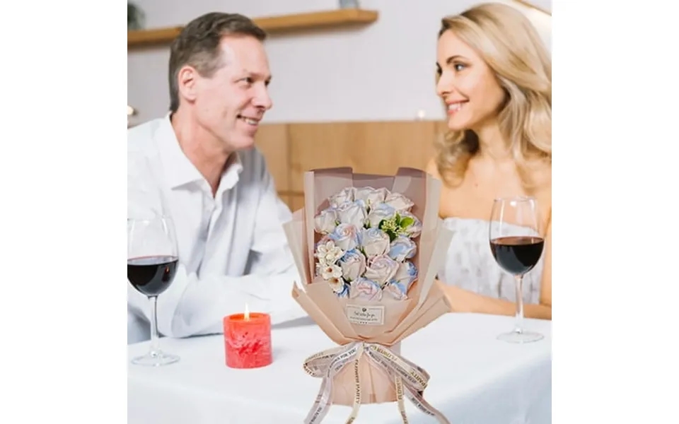 Soap Flowers Bouquet For Women 18 Rose Soap Bouquet Everlasting Bouquet Gift Box Valentine S Day Gift Suitable For Wife