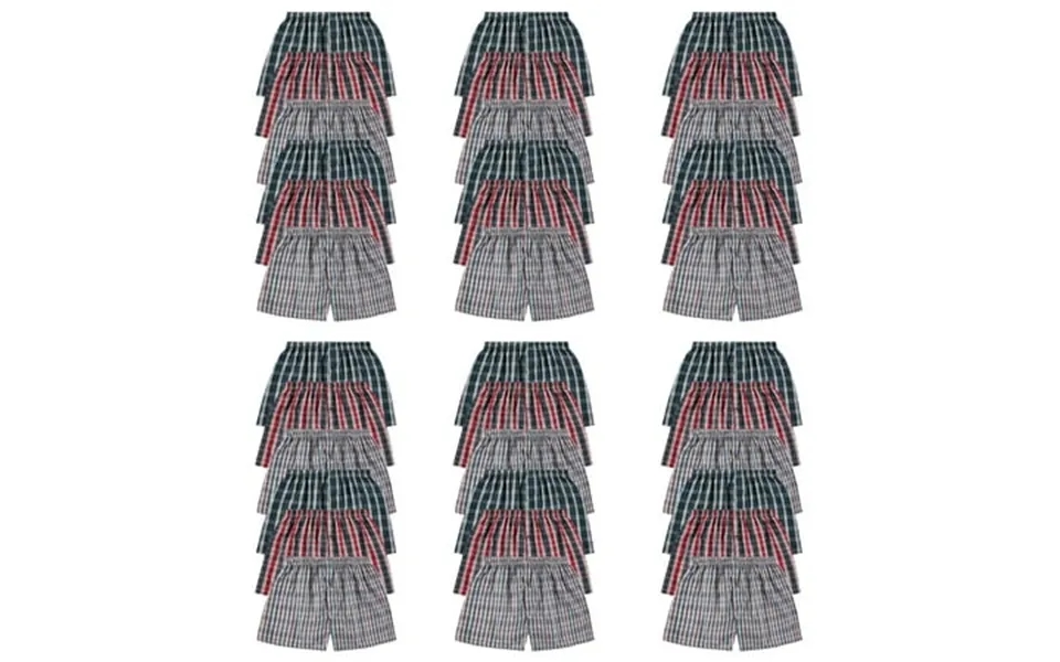 Socks Nbulk 36 Pack Wholesale Men S Tag Free Woven Boxer Shorts Relaxed Fit Underwear Bulk For Men Donations Shelters As