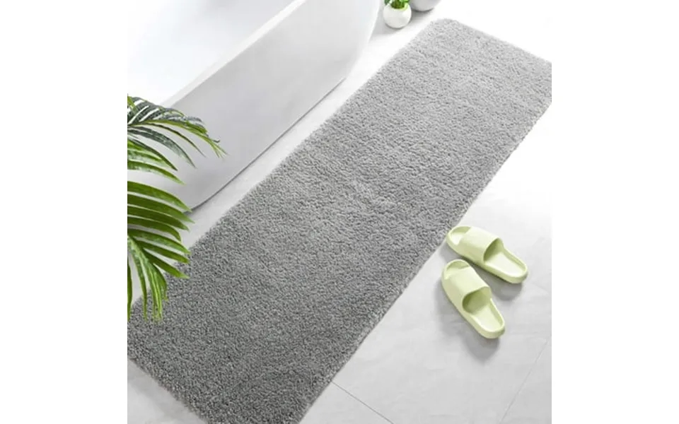 Softlife Machine Washable Microfiber Bathroom Mat Non Slip Bath Mat For Bathroom Soft Absorbent Shaggy Bath Rugs 71 X24