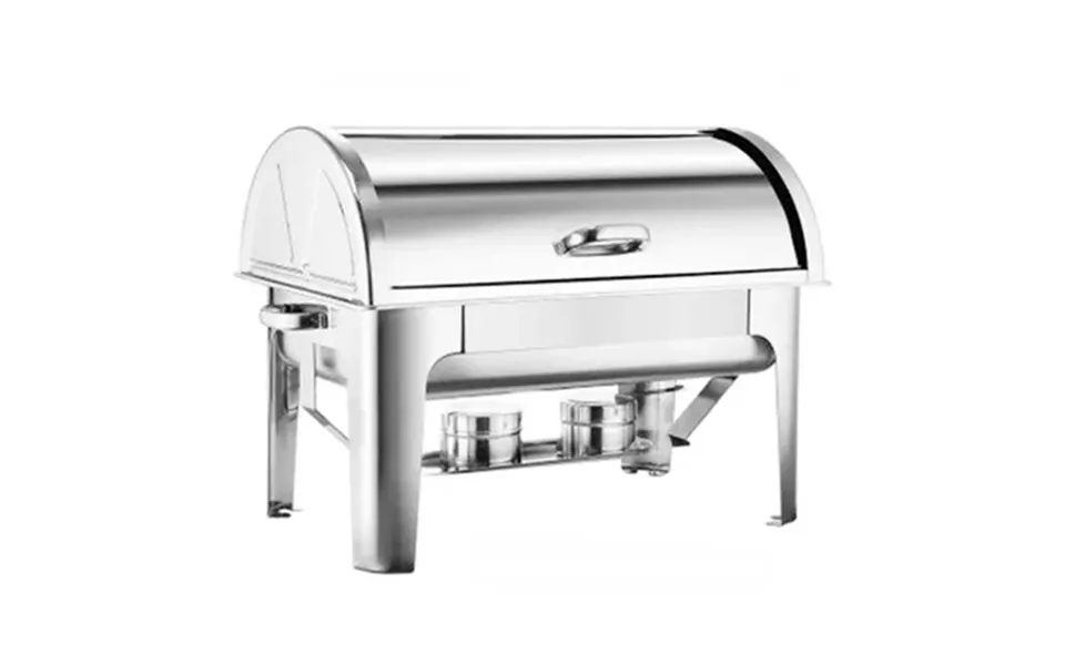 Soga 3l Triple Tray Stainless Steel Roll-top Chafing Dish Buffet Food Warmer For Catering Parties And Events