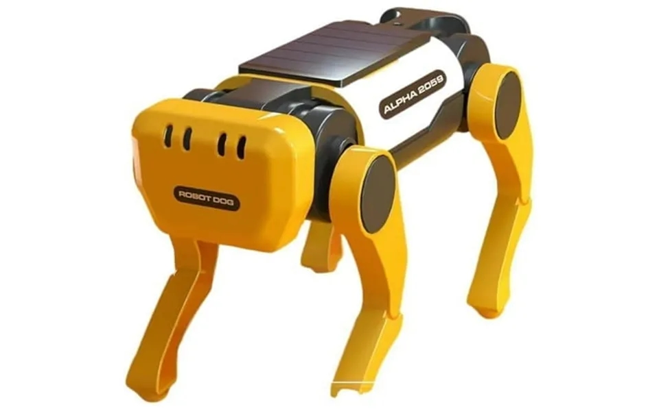 Solar-powered Electric Robot Dog That Can Walk In The Sun Assembled Toy Educational Robot
