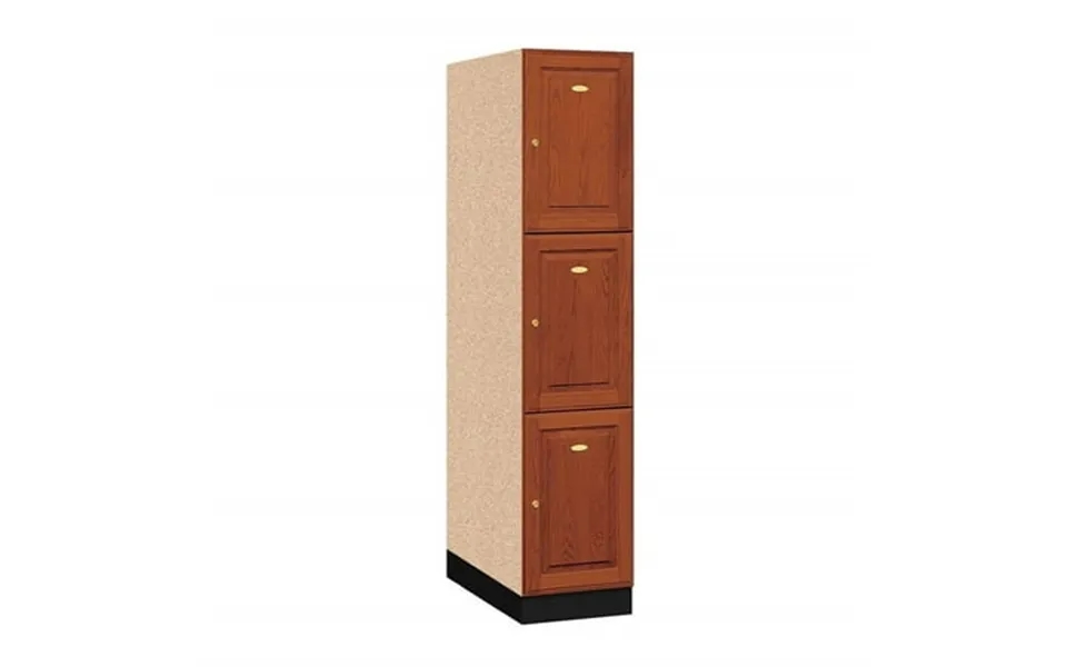 Solid Oak Executive Wood Locker - Single Tier