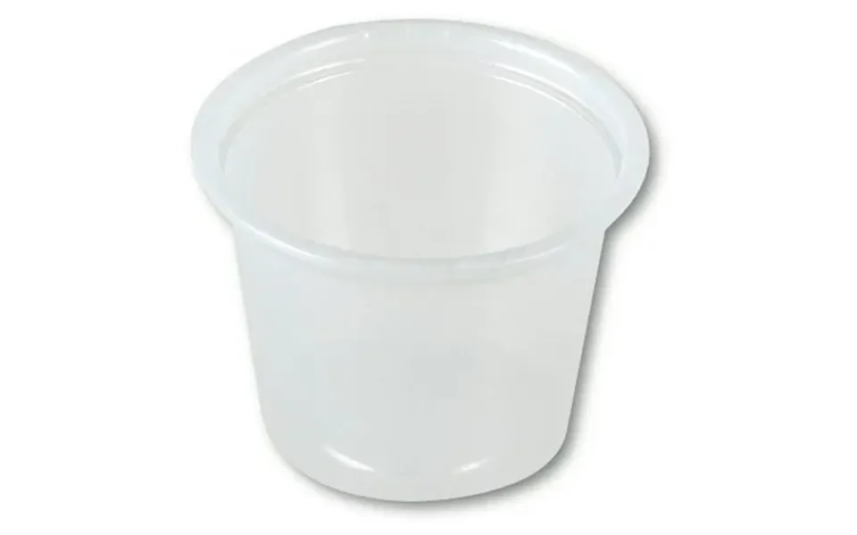 Solo Souffle Cup Translucent Plastic Disposable 1 Oz. 2 Cases Of 2500