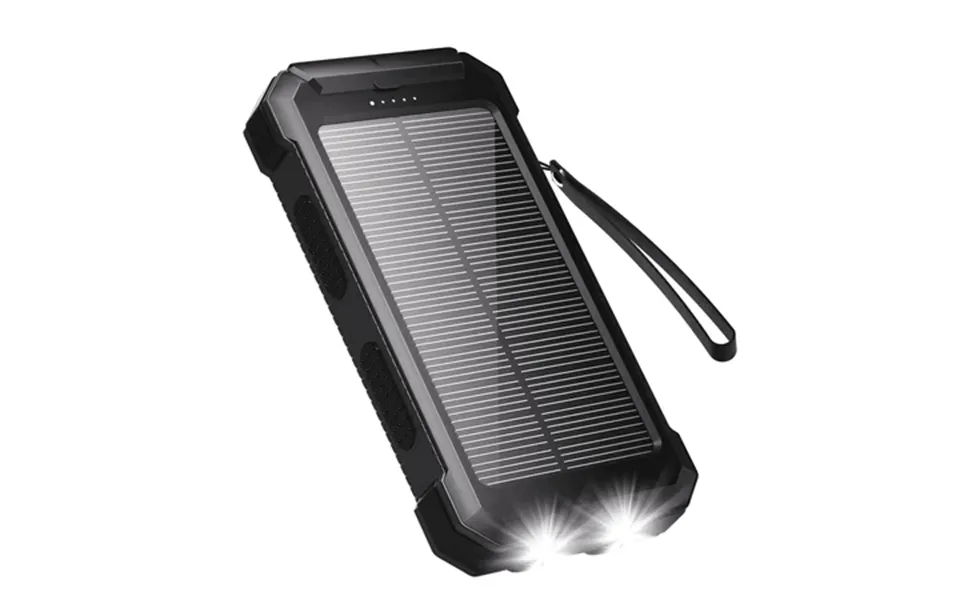Solpowben 30000mah Solar Power Bank Compatible For Iphone 17 Cell Phone 12w Portable Charger Power Bank For Outdoor Camp