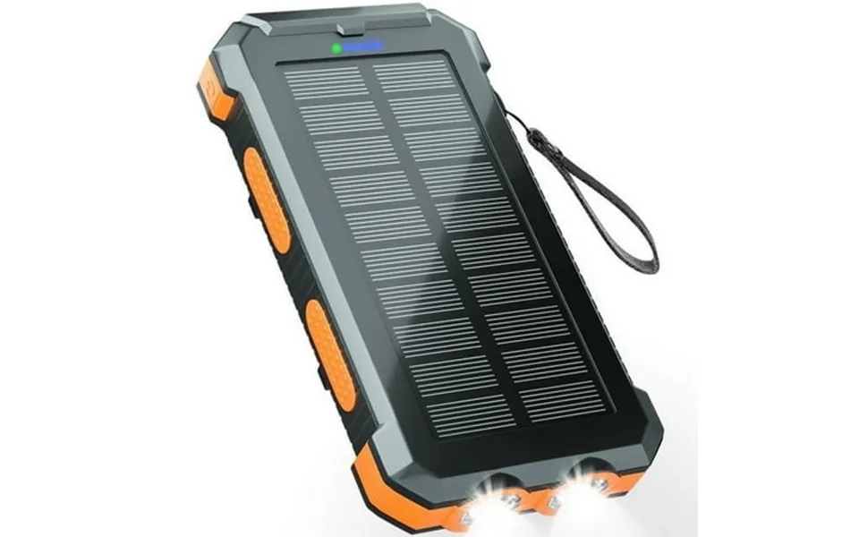Solpowben 30000mah Solar Power Bank Compatible For Iphone 17 Cell Phone 12w Portable Charger Power Bank For Outdoor Camp