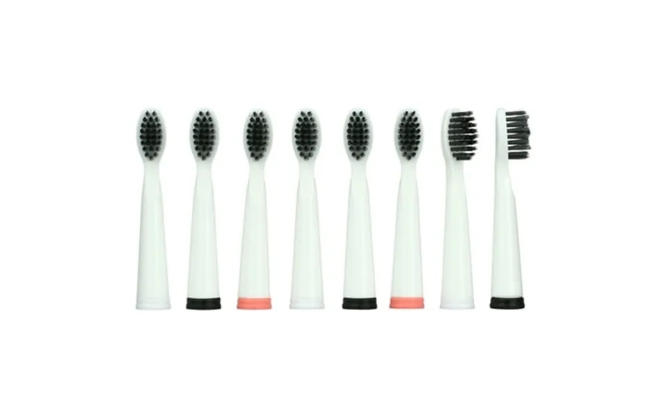 Sonic-fx Replacement Electric Tooth Brush Head Nylon Bristles Sonic Brush Heads White Pack Of 8