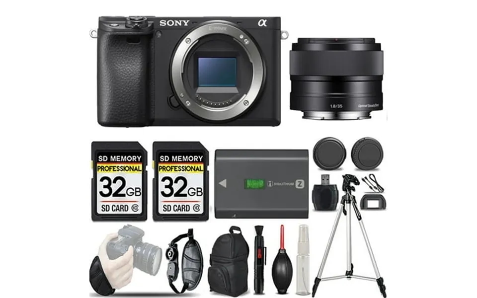 Sony A6400 Mirrorless Camera 35mm F 1.8 Oss Lens -loaded Kit