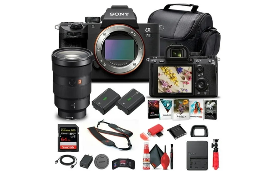 Sony Alpha A7 Iii Mirrorless Camera Body W Sony Fe 24-70mm Lens - Basic Bundle